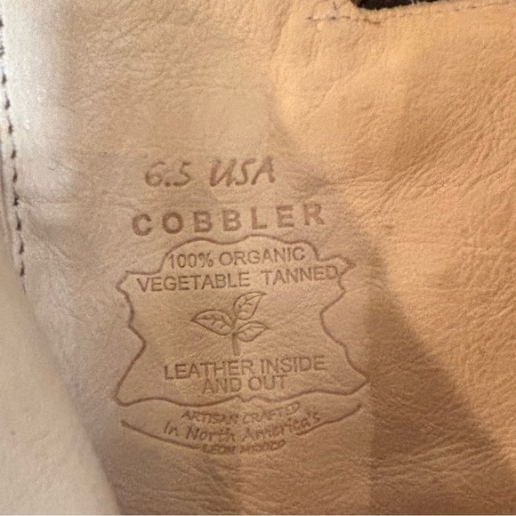 BED STU Sz 6.5 Blaire Stacked Heel Zipper Lace Up Back Ankle Booties Tan Rustic - Picture 12 of 14